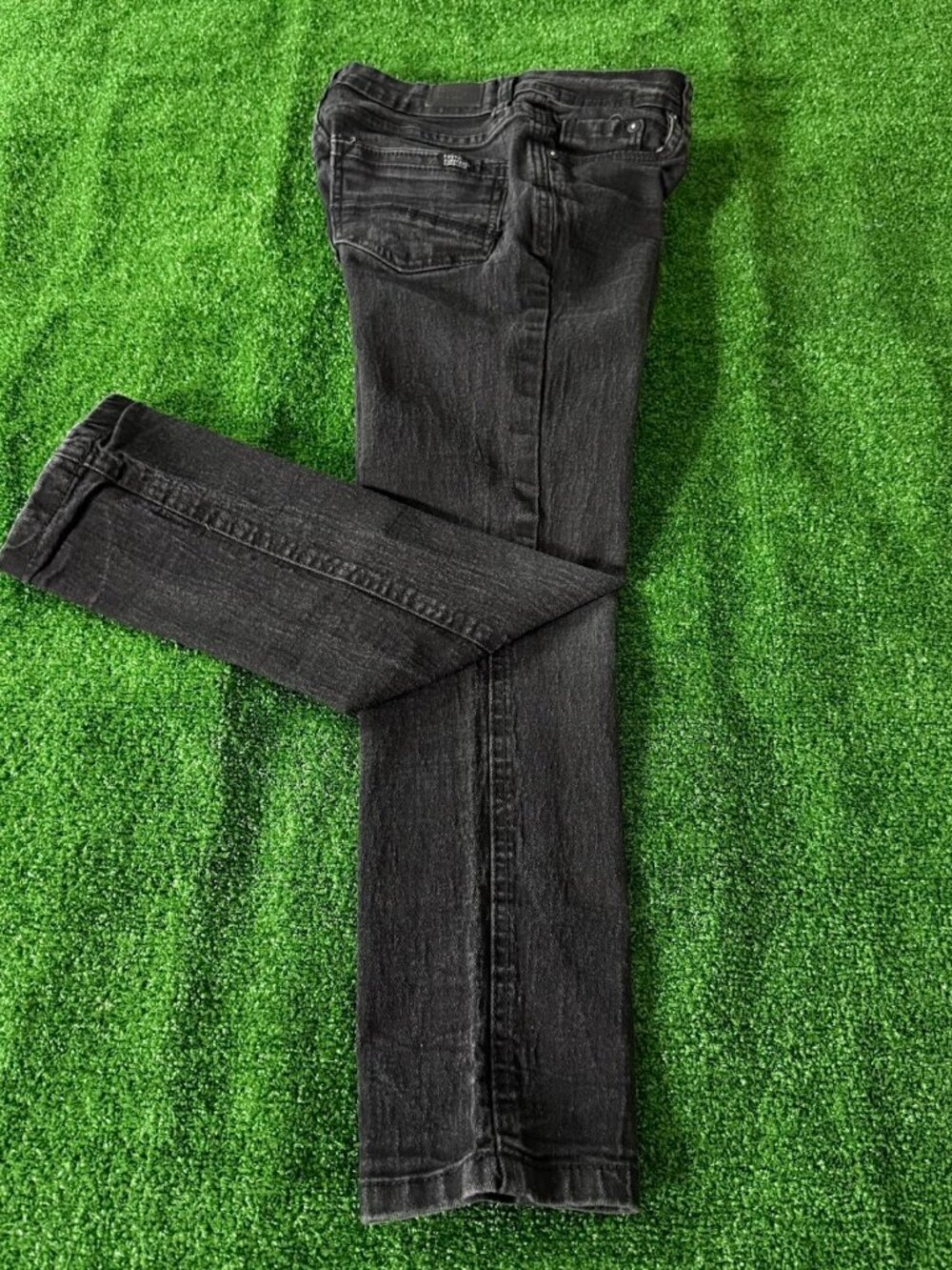Truth Substance Boys 8 Slim Fit Straight Jeans Faded Black Stretch Denim Pants